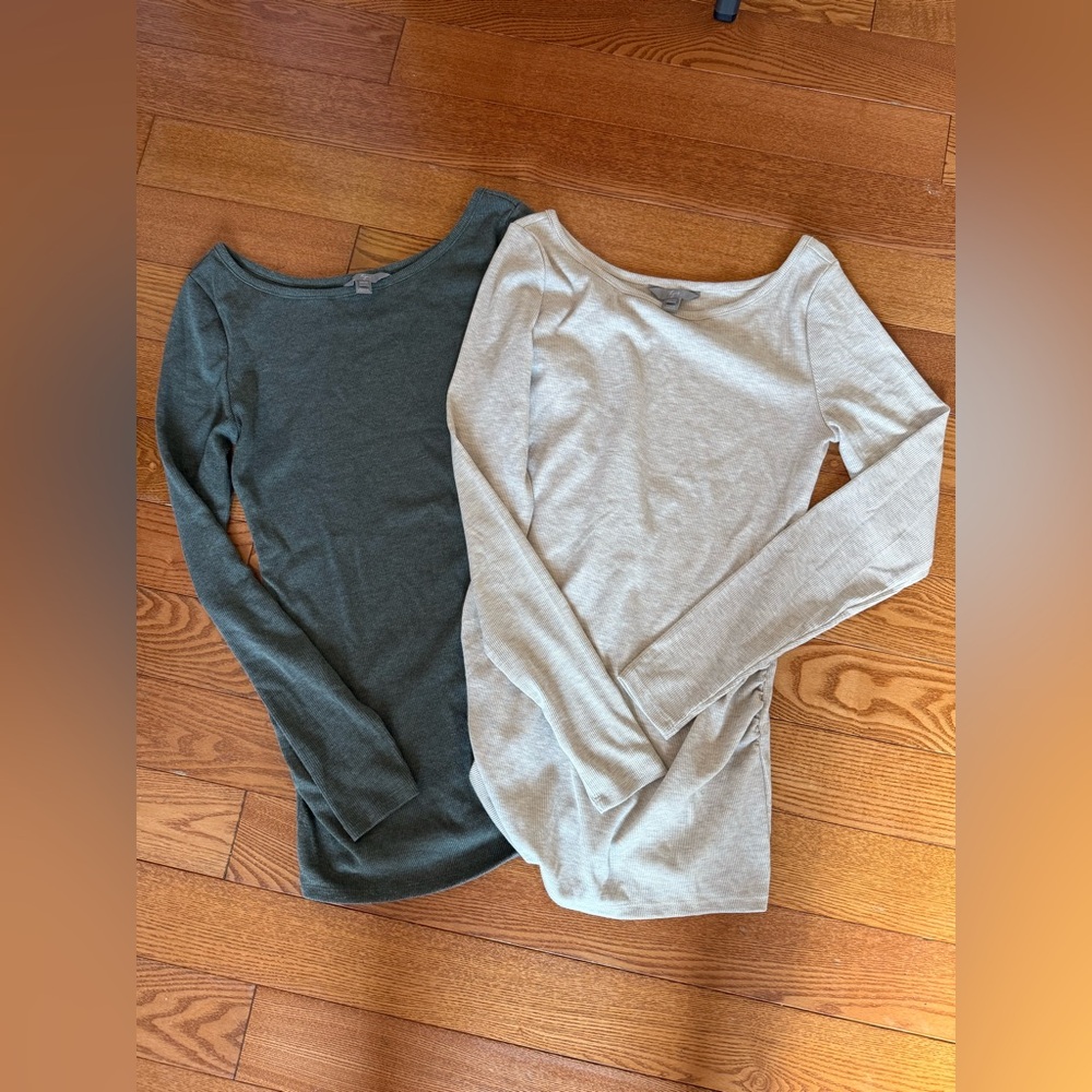 Thyme Maternity Long Sleeve Tops Size XS